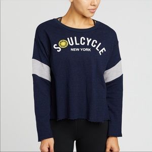 Like new Soulcycle x Sundry cropped sweatshirt